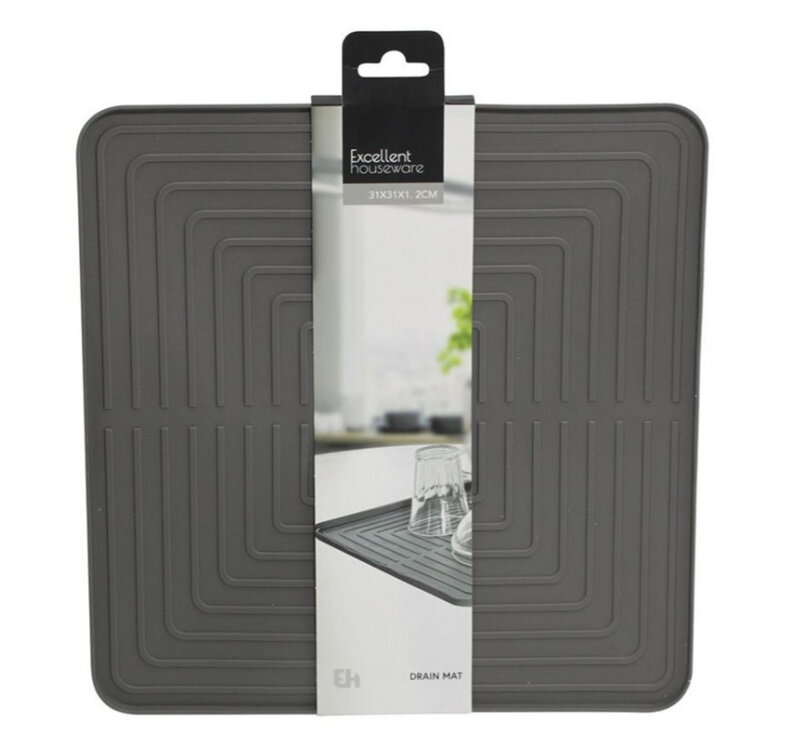 Podložka na odkvapávanie riadu 31x31 cm silikón