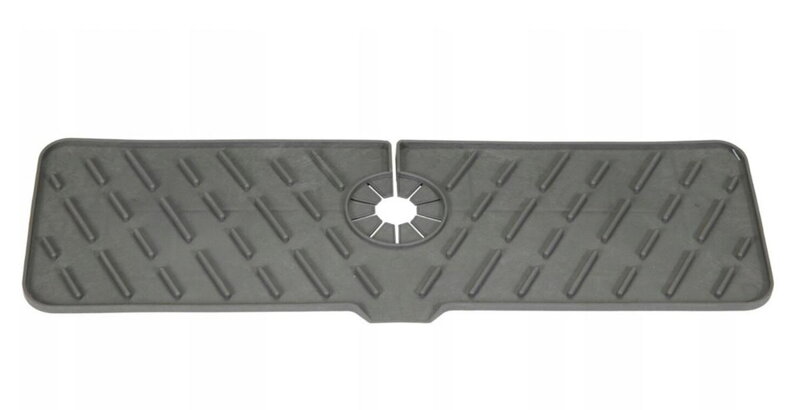 Podložka na odkvapávanie riadu pod kuchynskú batériu 45,8x13,9 cm silikón