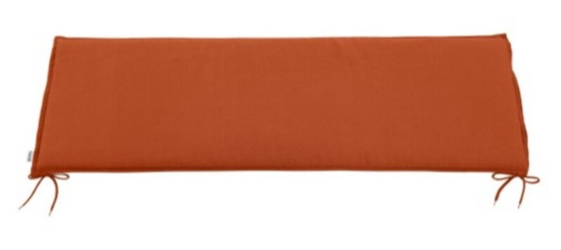 Poduška sedák na lavicu 120x45x4cm oranžová LIFE DOPPLER