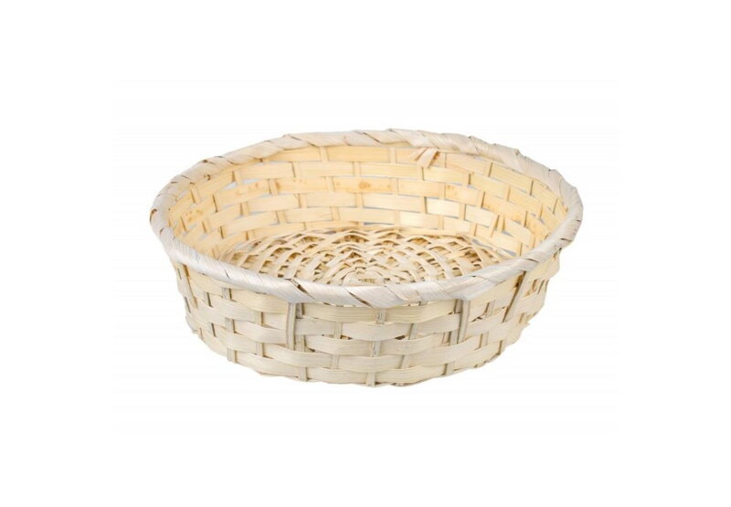 Košík na pečivo bambusový okrúhly 25x7cm