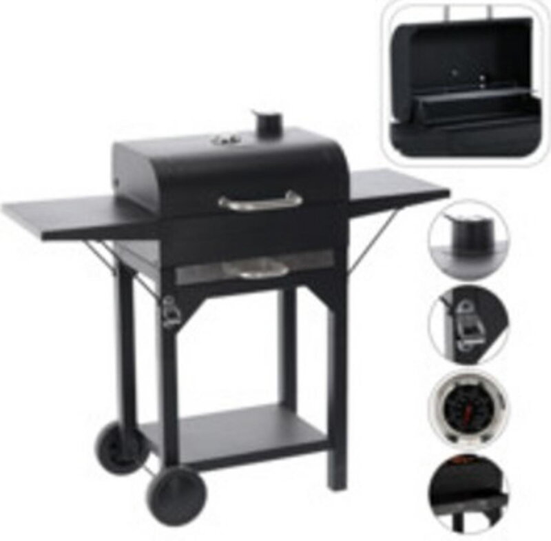 Grill záhradný s poklopom 51x34 cm výška 110cm
