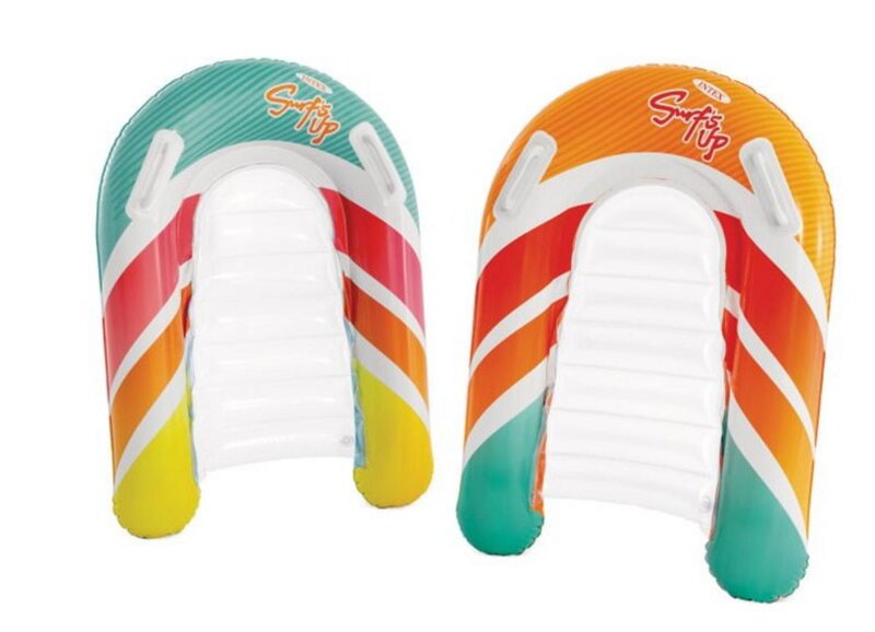 Lehátko/doska nafukovacie s rukoväťami 79x58x13 cm mix