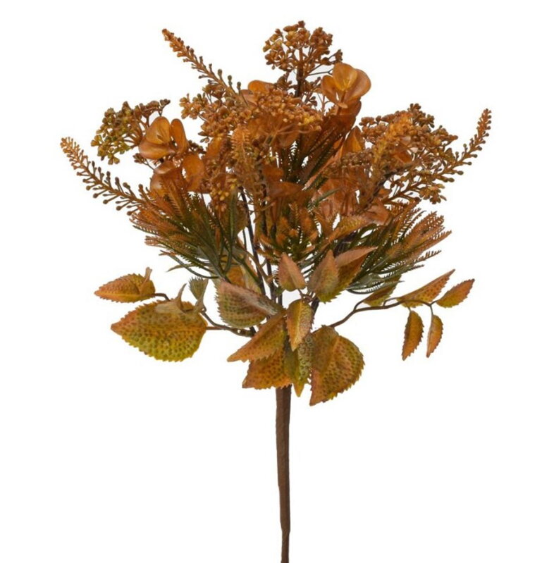 Ozdoba zapichovacia eukalyptus+vres 36 cm hnedý