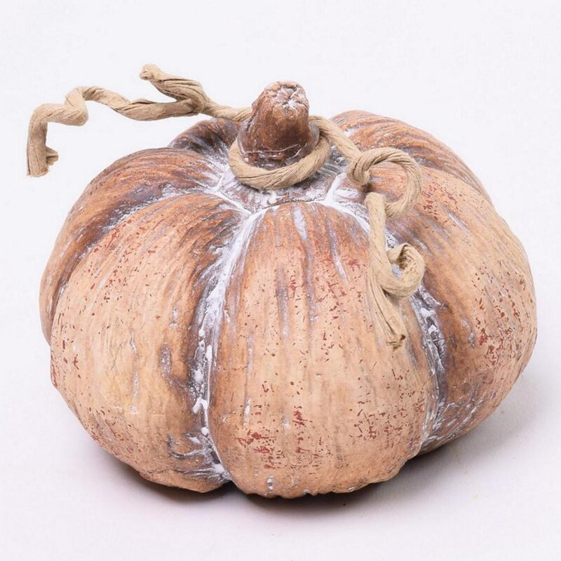 Dekorácia tekvica 11,5x8 cm keramika natur