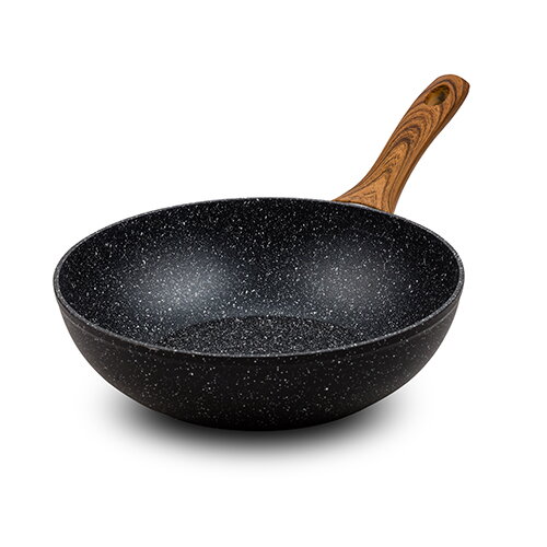 Panvica 28cm čierna WOK, nepriľnavá Nature