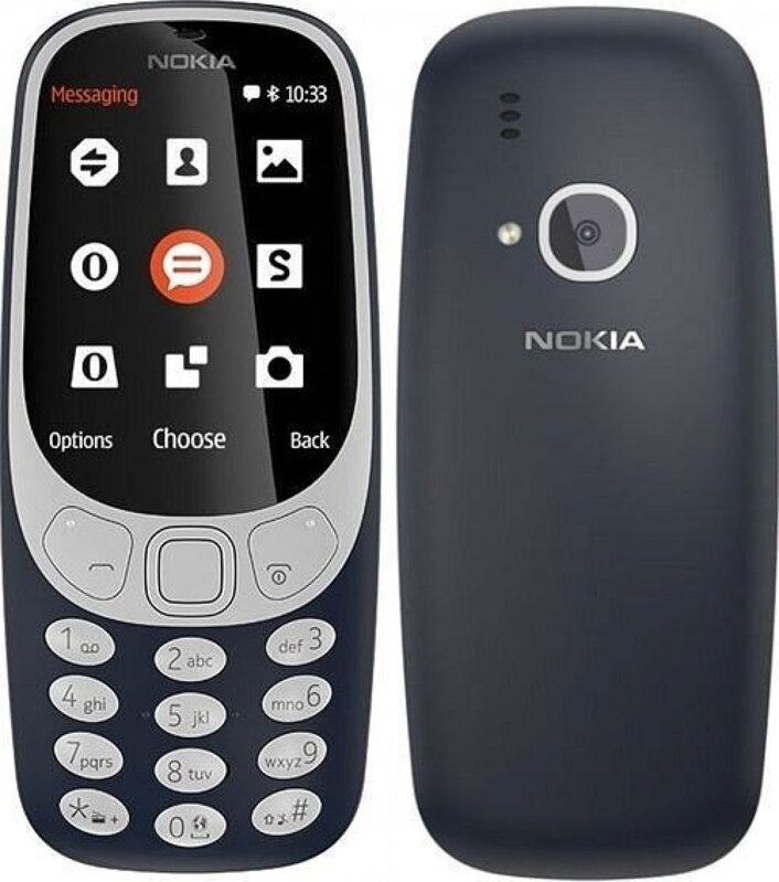 Nokia 3310 DS Dark Blue 2017 (Asia spec+EU charger)