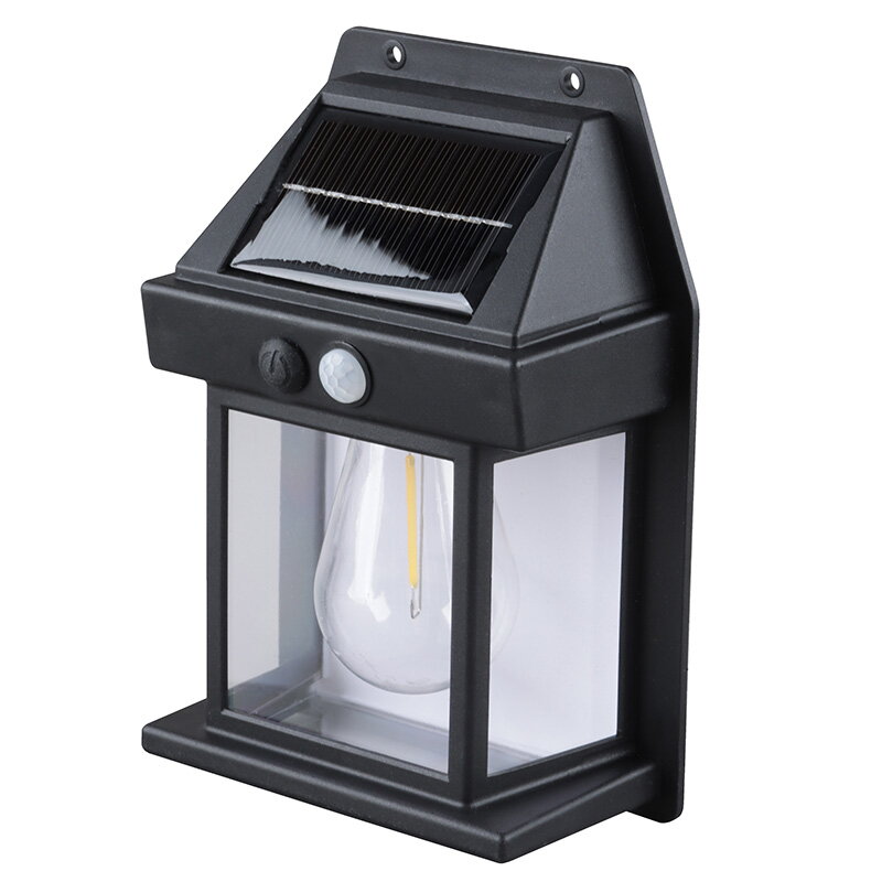 Solight WL918 LED solárna lampáš nástenná, teplá biela, 12x17cm, čierna Solight WL918 LED solárna lampáš nástenná, teplá biela, 12x17cm, čierna
