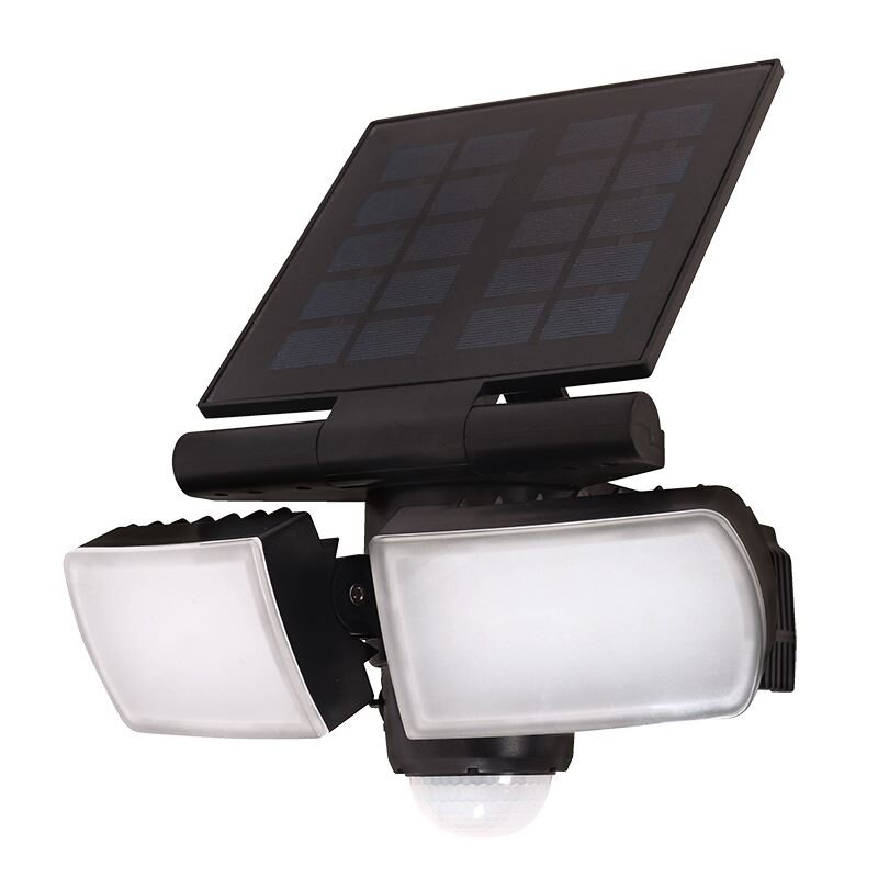 Solight LED solárne svetlo so senzorom, 8W, 600lm, Li-on, čierna Solight LED solárne svetlo so senzorom, 8W, 600lm, Li-on, čierna